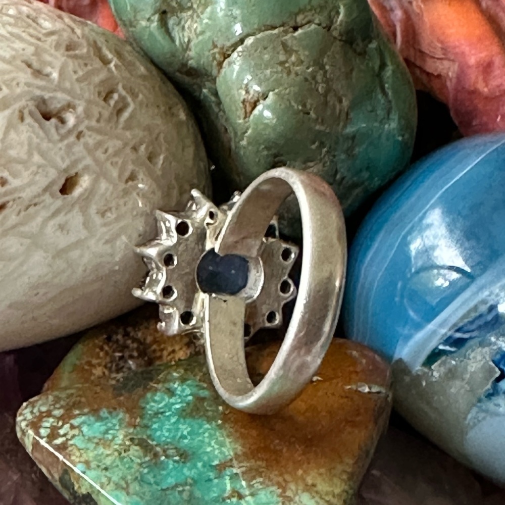 Rainbow Moonstone Multi Gemstone Sterling Silver … - image 2